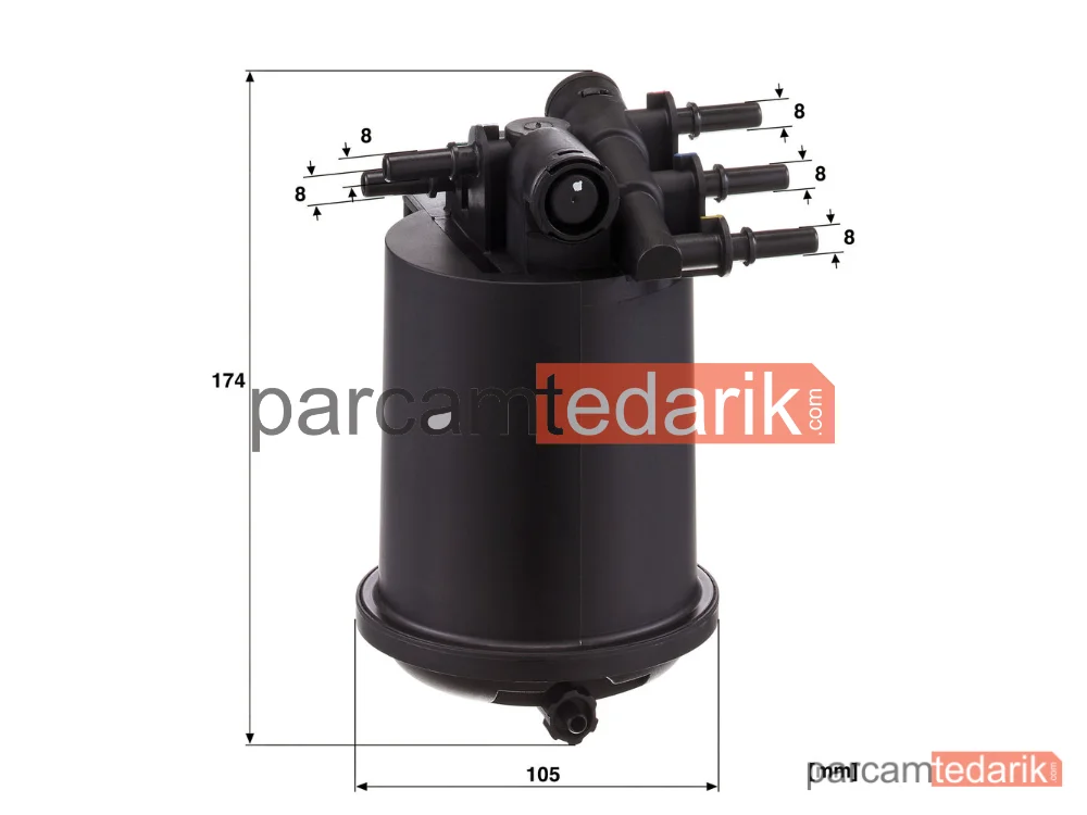 MANN FILTER WK939/1 | Yakıt Filtresi — Renault Master II 2.2 DCİ 00=>