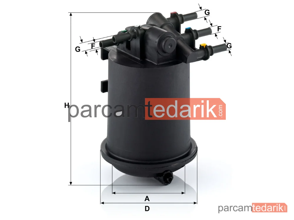 MANN FILTER WK939/1 | Yakıt Filtresi — Renault Master II 2.2 DCİ 00=>
