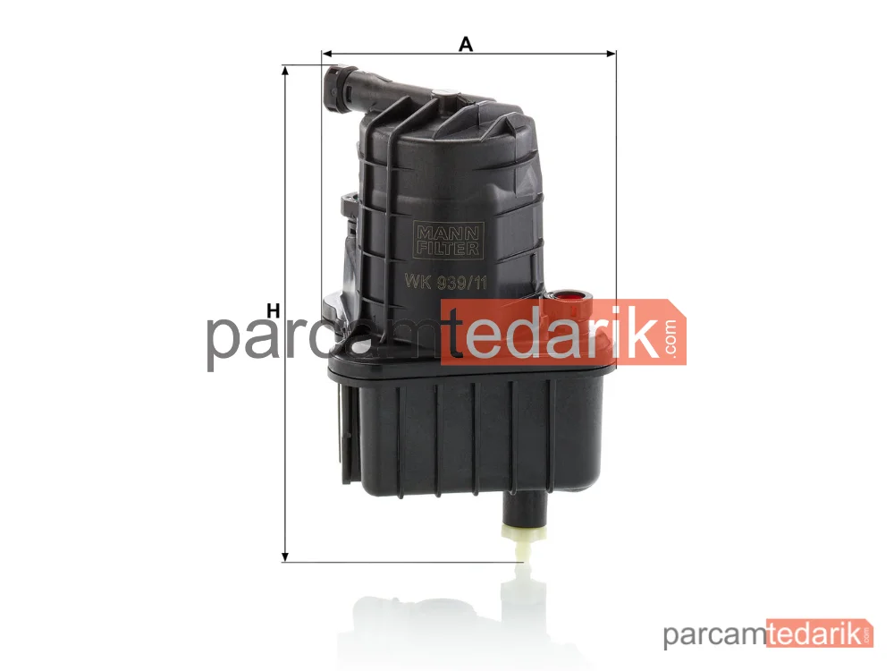 MANN FILTER WK939/11X | Yakıt Filtresi — Renault Clio III 1.5 DCİ 05-14, Modus / Grand Modus 1.5 DCİ 04=>