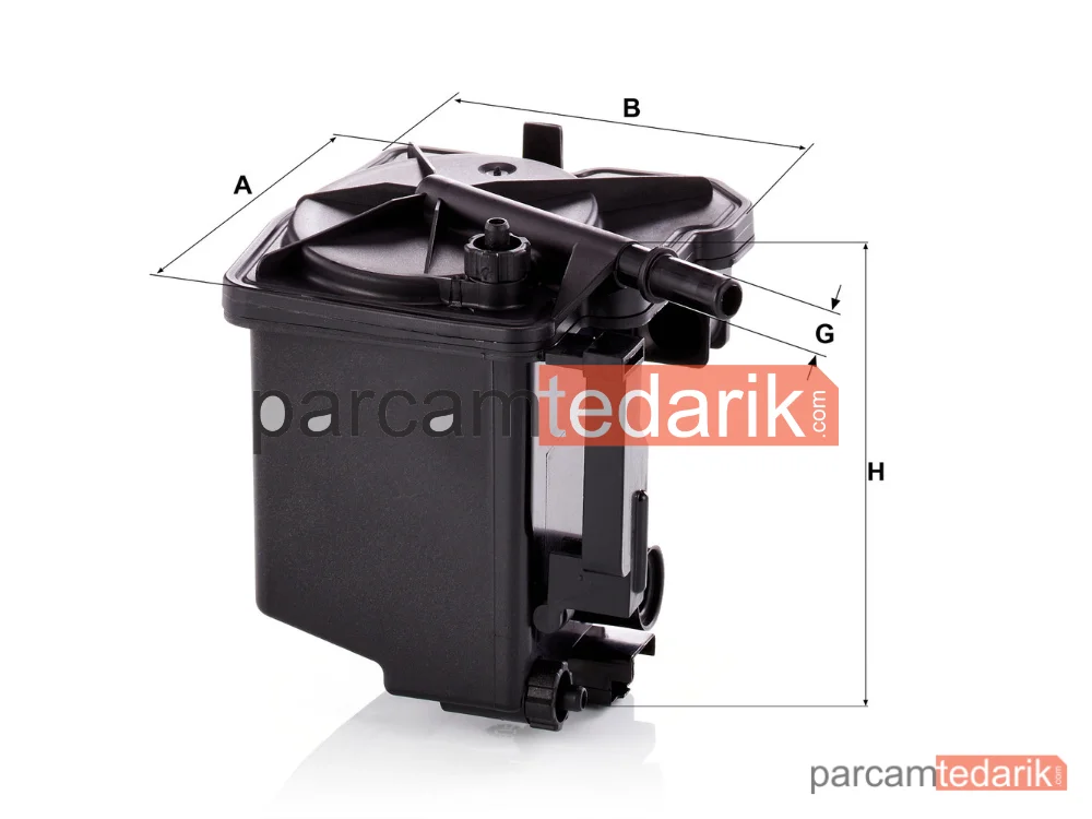 MANN FILTER WK939/2Z | Yakıt Filtresi — Peugeot 207 1.6 HDİ 110 FAP 109HP 02/06