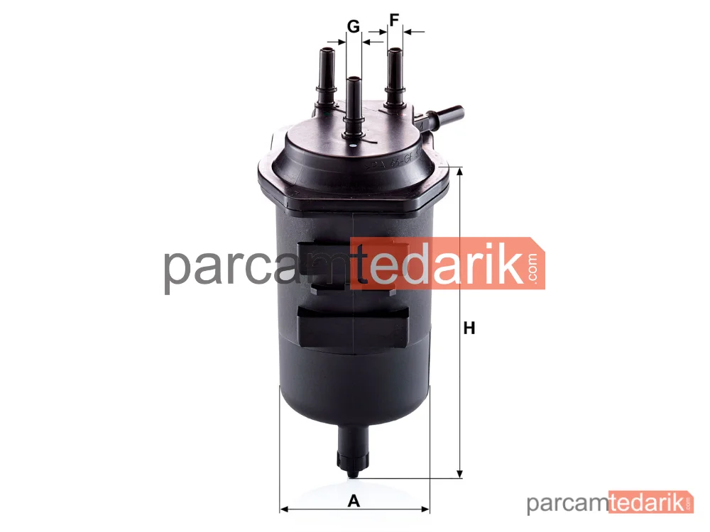 MANN FILTER WK939/4 | Yakıt Filtresi — Renault Megane II 1.5 DCİ 02-08