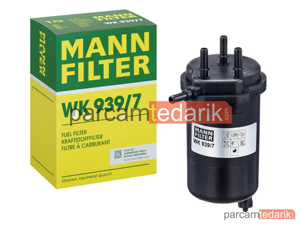 MANN FILTER WK939/7 | Yakıt Filtresi — Renault Kangoo 1.5 DCİ 01=>