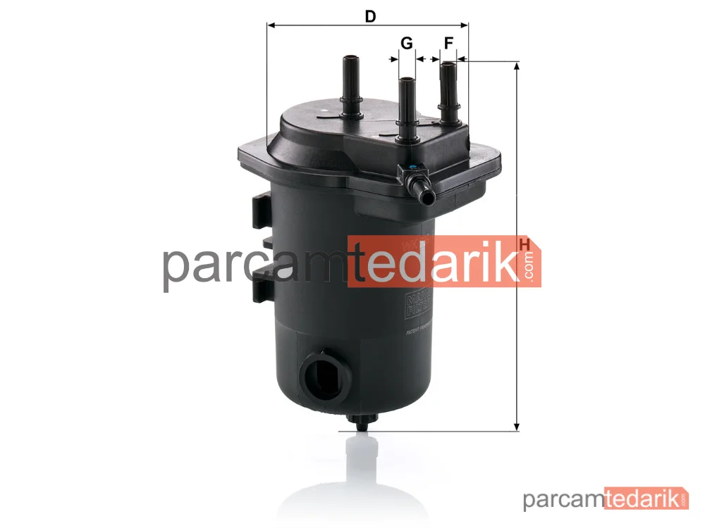 MANN FILTER WK939/9X | Yakıt Filtresi — Renault Kangoo 1.5 DCİ 01=>