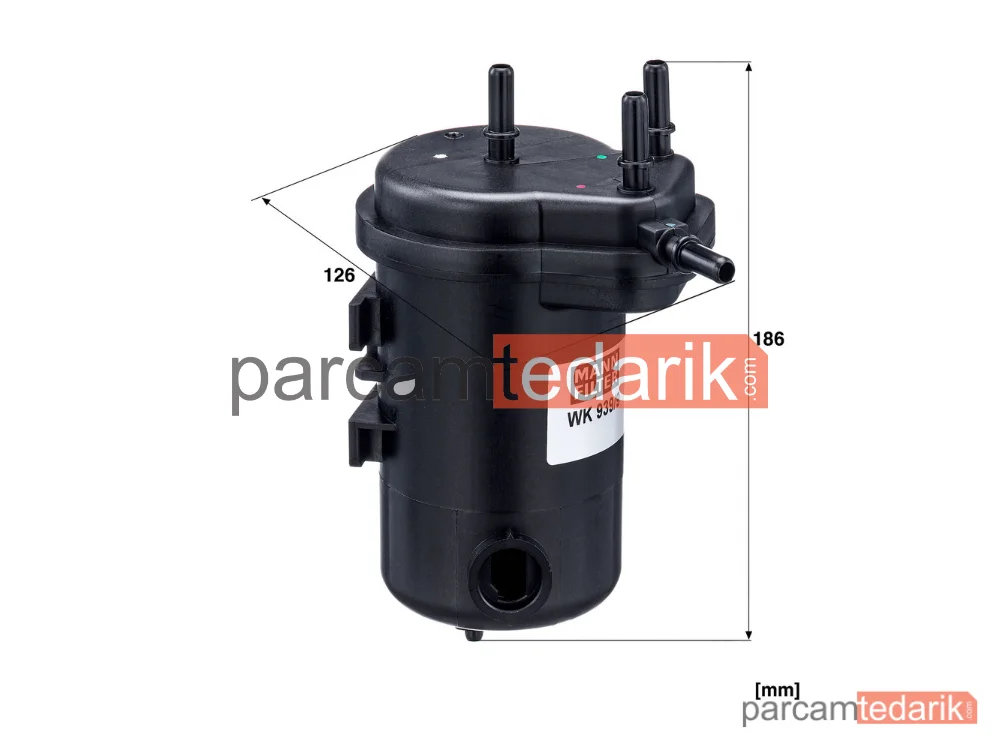 MANN FILTER WK939/9X | Yakıt Filtresi — Renault Kangoo 1.5 DCİ 01=>