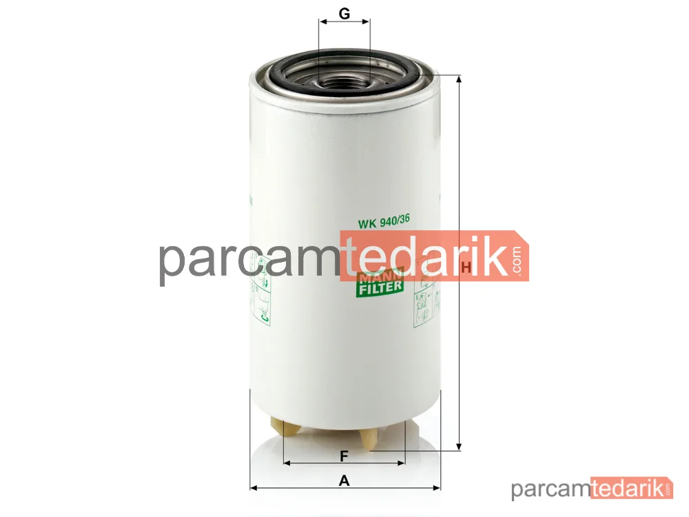 MANN FILTER WK940/36X | Yakıt Filtresi