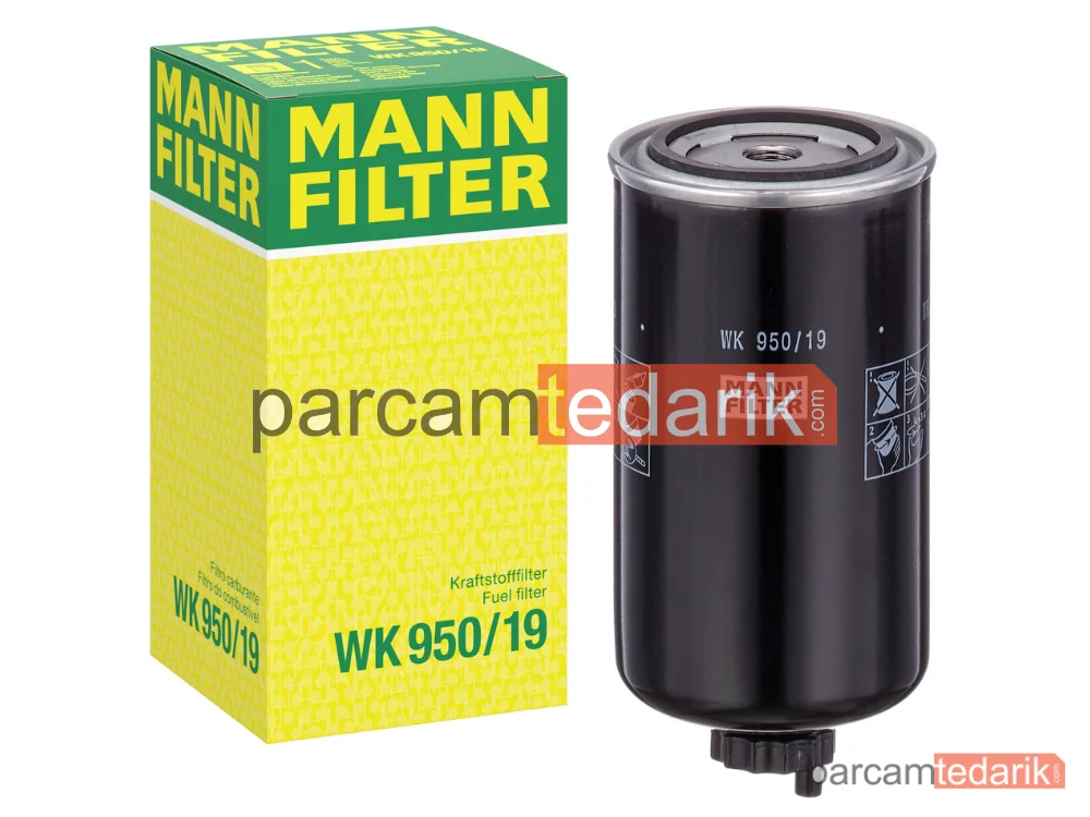 MANN FILTER WK950/19 | Yakıt Filtresi — Iveco Stralis 03=>, Trakker 04=>
