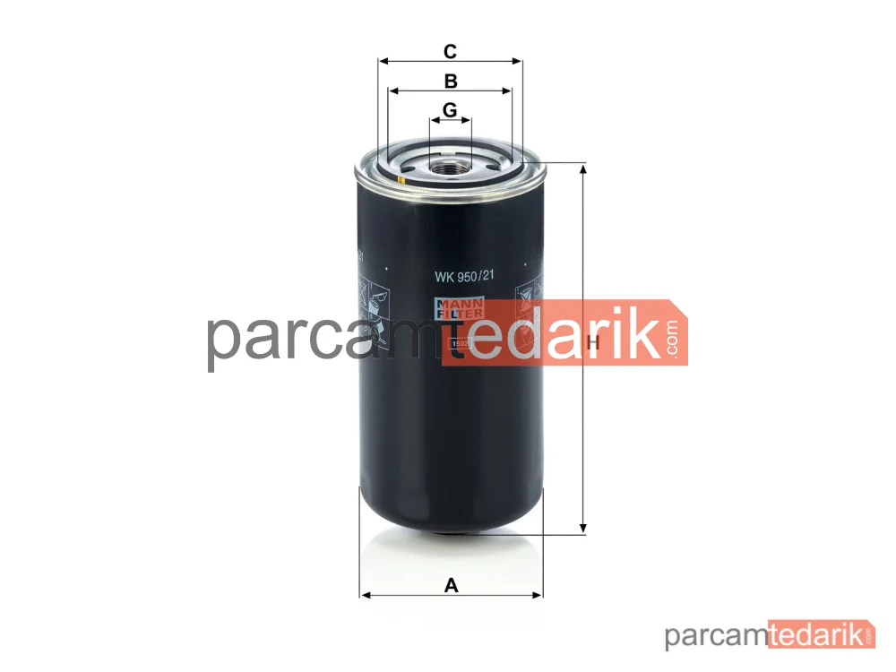 MANN FILTER WK950/21 | Yakıt Filtresi