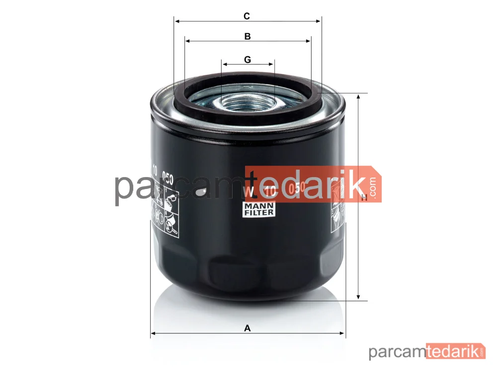 MANN FILTER W10050 | Endüstriyel Filtre