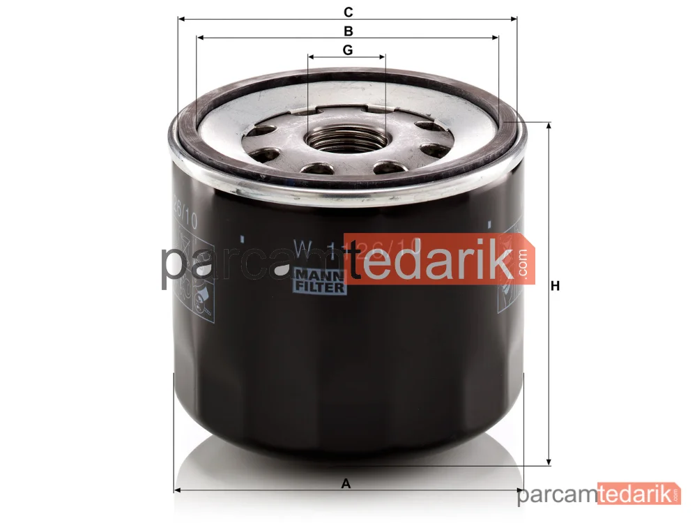 MANN FILTER W1126/10 | Endüstriyel Filtre