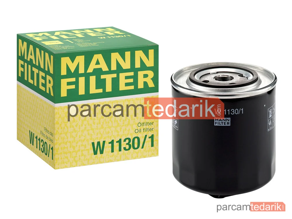 MANN FILTER W1130/1 | Yağ Filtresi — Audi A6 2.5 TDİ 94-97