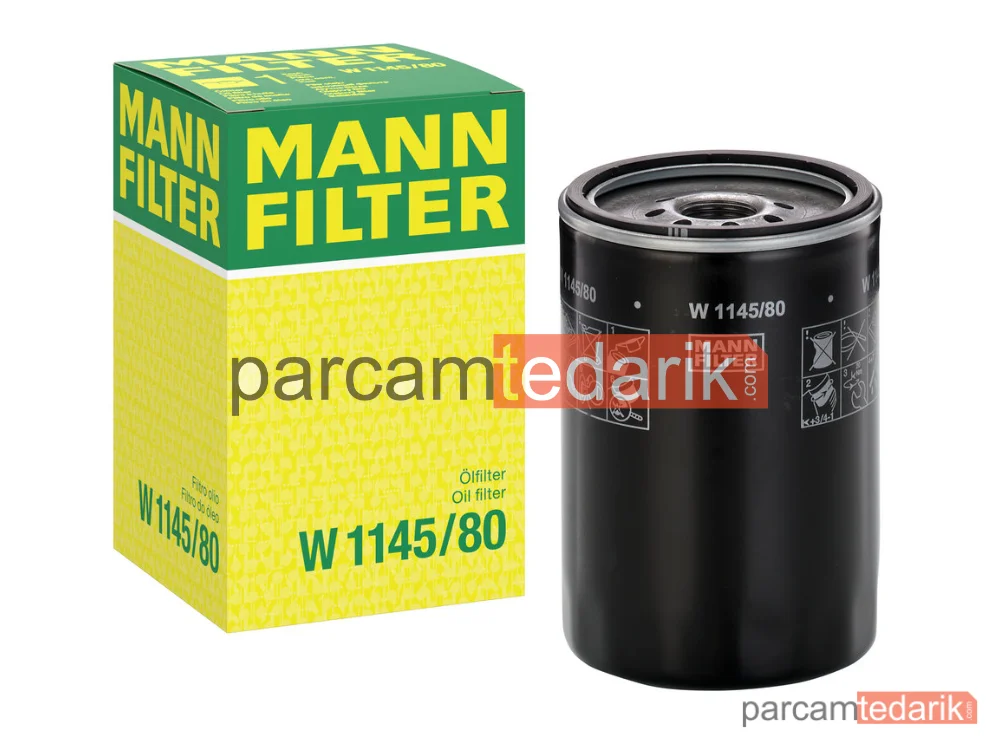 MANN FILTER W1145/80 | Yağ Filtresi — Isuzu