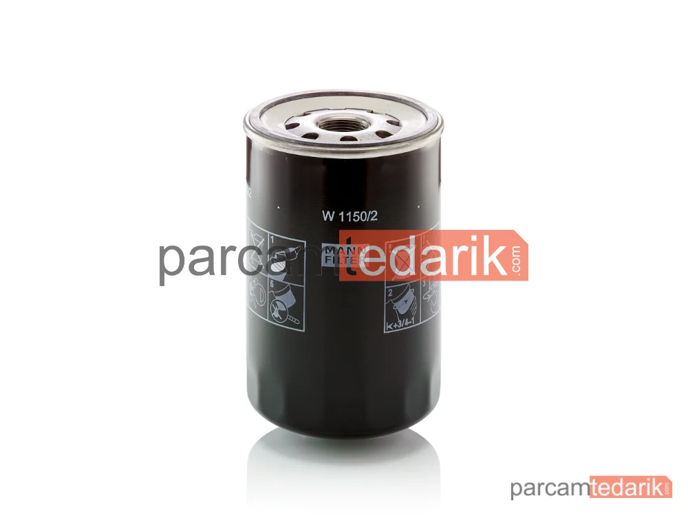W1150/2 | Yağ Filtresi — Fiat 400 466 68-86, New Holland 90 Serisi 160-90 93=>