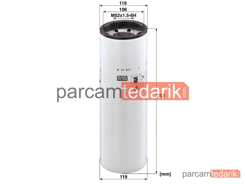 MANN FILTER W11011 | Endüstriyel Filtre