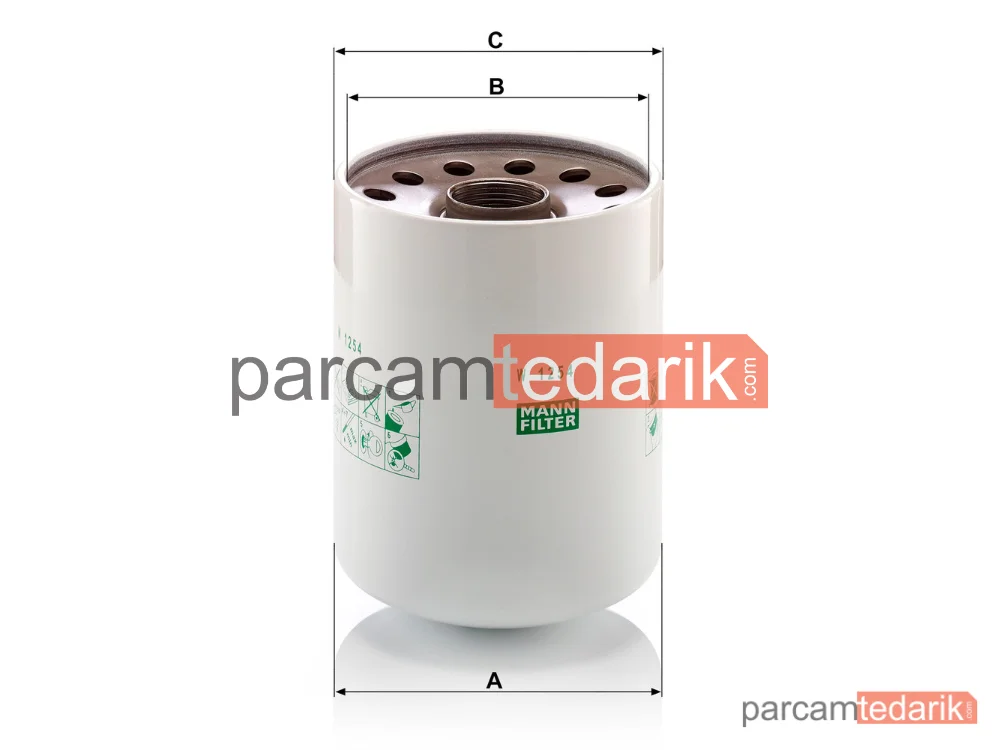 MANN FILTER W1254X | Endüstriyel Filtre