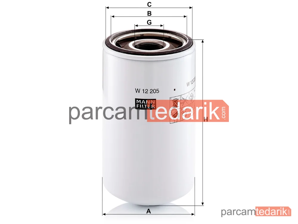 MANN FILTER W12205 | Endüstriyel Filtre
