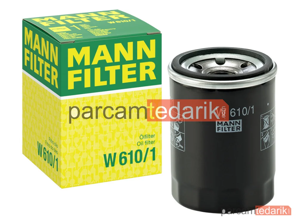 MANN FILTER W610/1 | Yağ Filtresi — Suzuki Vitara .6 12=>