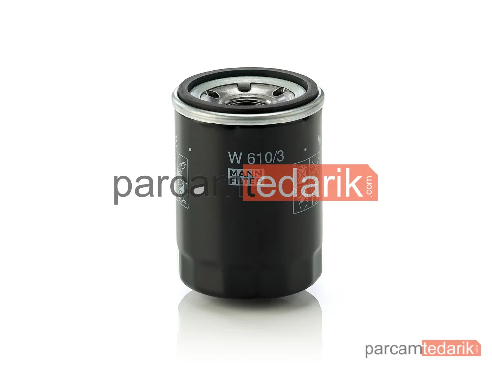 MANN FILTER W610/3 | Yağ Filtresi — Mitsubishi Carisma 1.6 95-06, 1.8 95-97, 1.8 GDİ 00-06, 1.8 16V GDİ 97-06