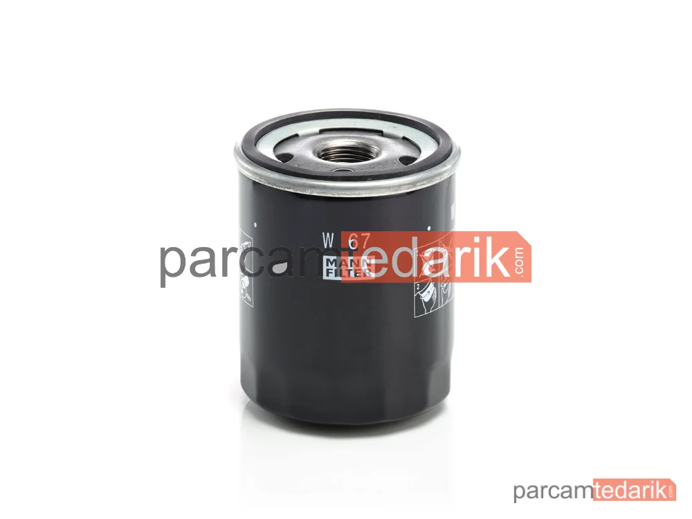 MANN FILTER W67 | Yağ Filtresi — Mitsubishi Colt VI 1.3-1.1-1.5 04-12