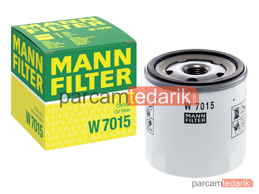 MANN FILTER W7015 | Yağ Filtresi — Jaguar XF 2.0 15+