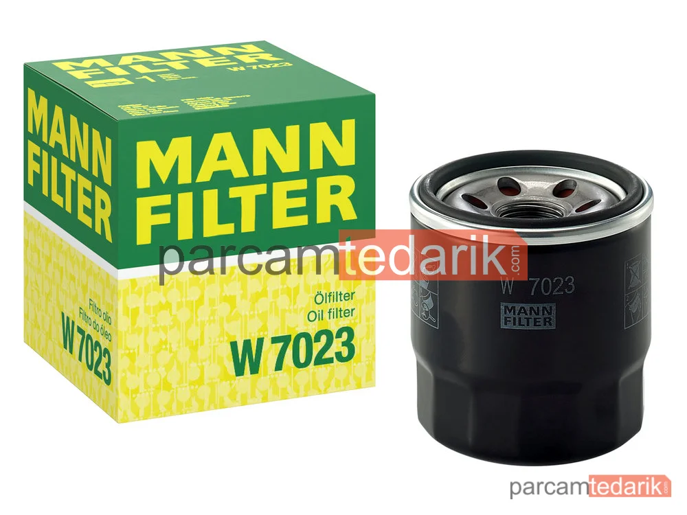 MANN FILTER W7023 | Yağ Filtresi — Kia Picanto 1.2 11=>