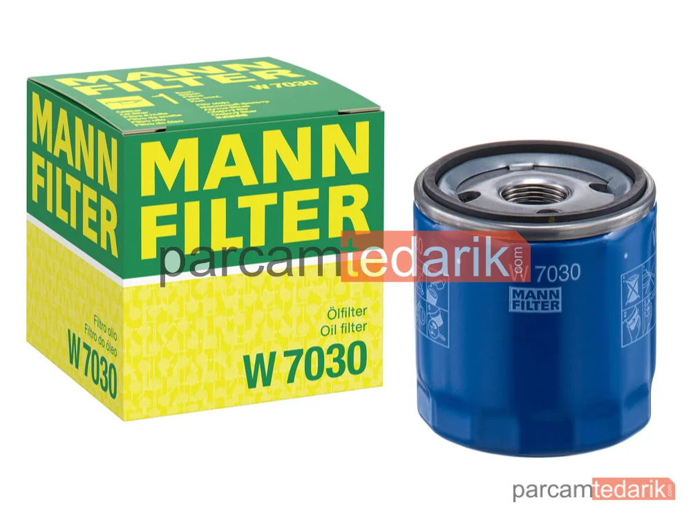 MANN FILTER W7030 | Yağ Filtresi — Jeep Compass 2.4 06=>, 2.4 4X4 06=>