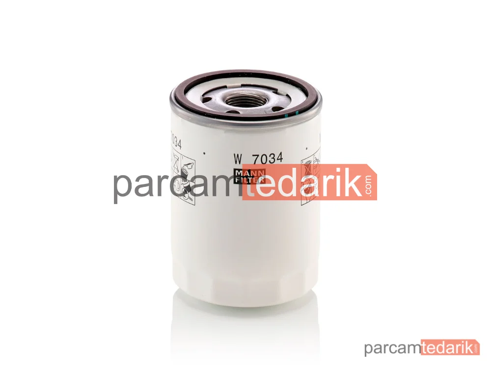 MANN FILTER W7034 | Yağ Filtresi — Ford Tourneo Custom 2.0 Ecoblue 15=>