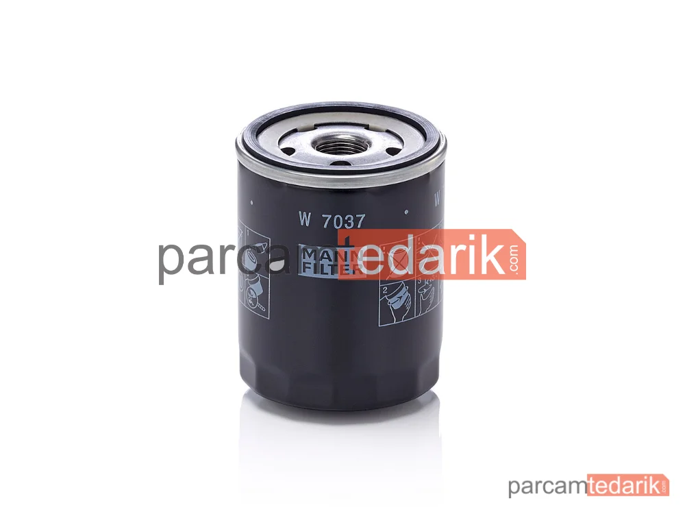 MANN FILTER W7037 | Yağ Filtresi — Subaru Outback 2.0 D AWD 08=>