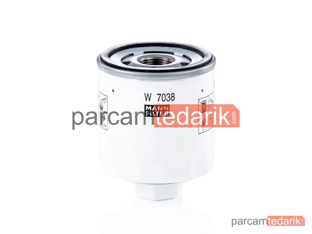 MANN FILTER W7038 | Yağ Filtresi — Ford Tourneo Custom V362 2.0 Ecoblue 15=>, 2.2 Tdci 12=>
