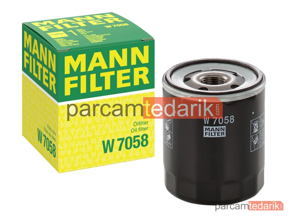 MANN FILTER W7058 | Yağ Filtresi — Citroen Berlingo 1.9 D 98-05