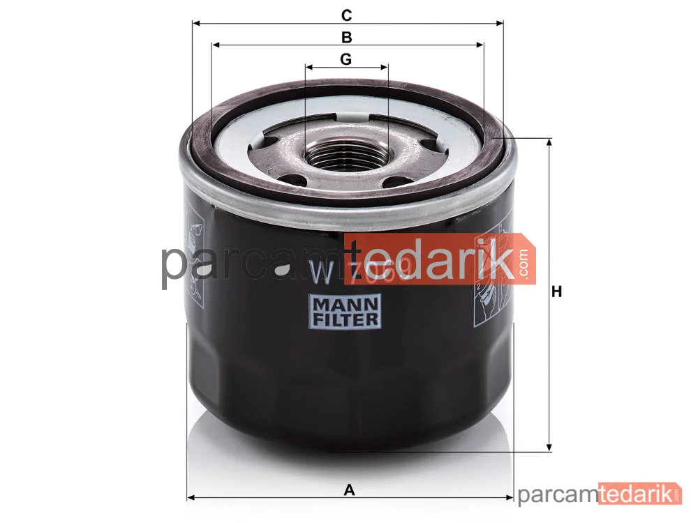 MANN FILTER W7069 | Yağ Filtresi