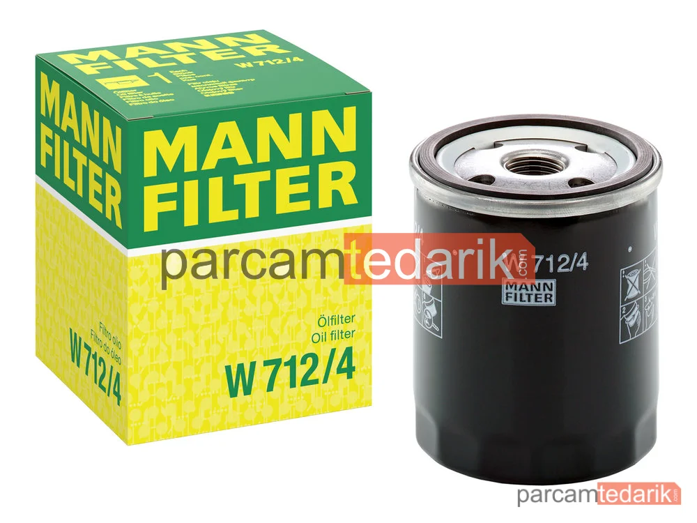 MANN FILTER W712/4 | Yağ Filtresi — Renault Laguna II 2.9-3.0 V6 24V 01-07