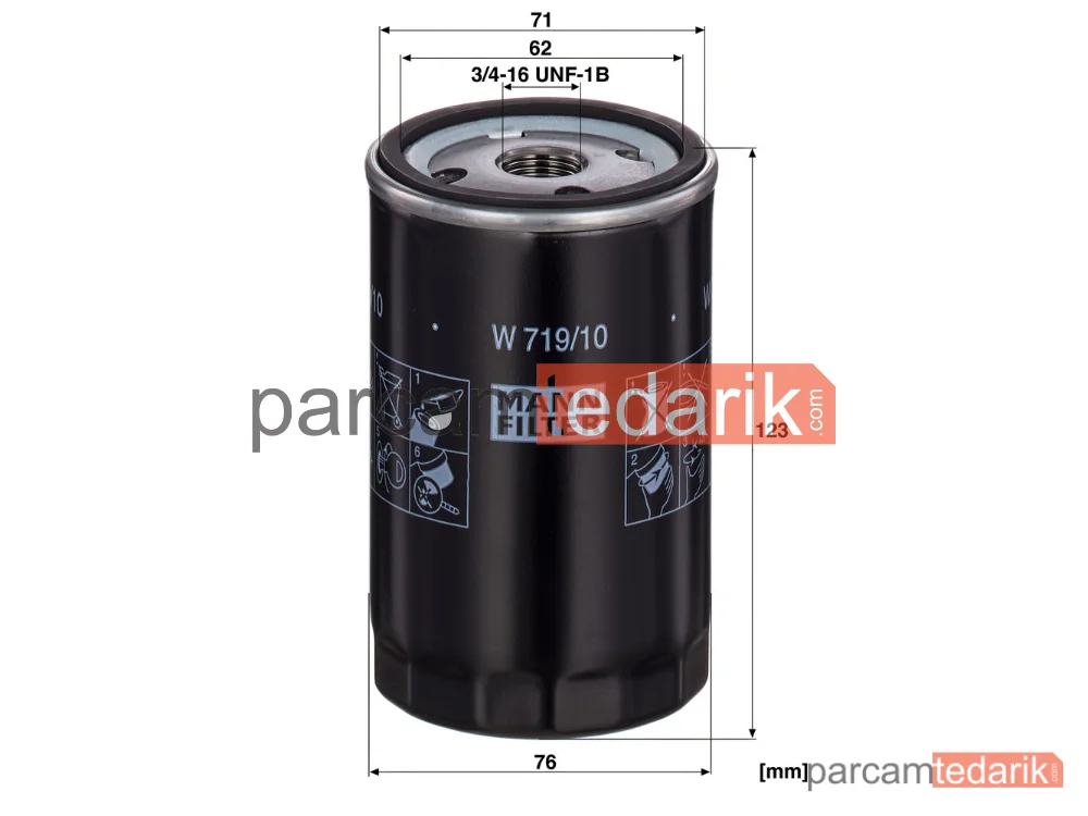 MANN FILTER W719/10 | Endüstriyel Filtre