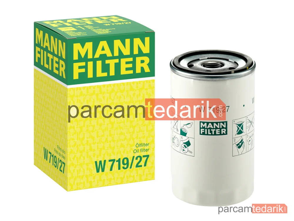 MANN FILTER W719/27 | Yağ Filtresi — Ford Tourneo Connect 1.8 16V 02-13