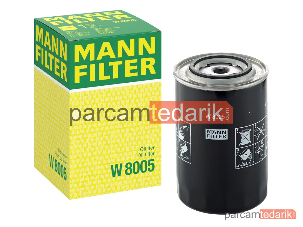 MANN FILTER W8005 | Yağ Filtresi — Iveco Zeta 79-91