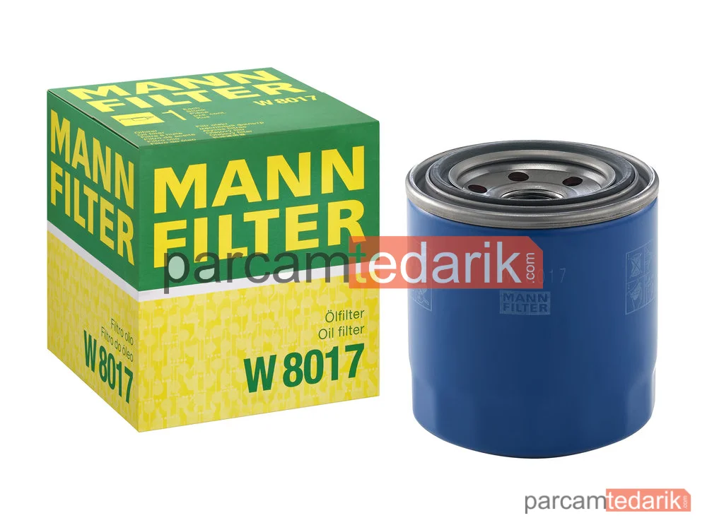 MANN FILTER W8017 | Yağ Filtresi — Kia Rio III 1.4 Cvvt 11=>