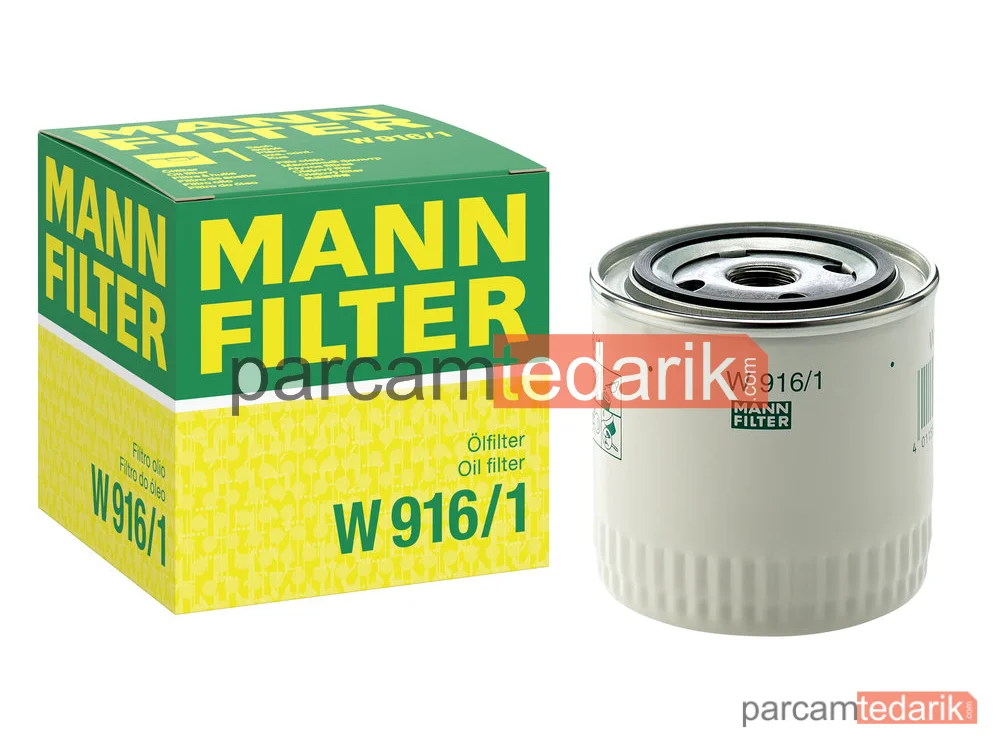 MANN FILTER W916/1 | Yağ Filtresi — Ford Transit 2.0 77-86