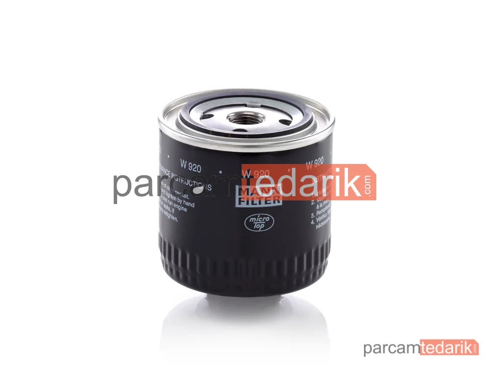 MANN FILTER W920 | Yağ Filtresi — Fendt Farmer 1 E 71=>