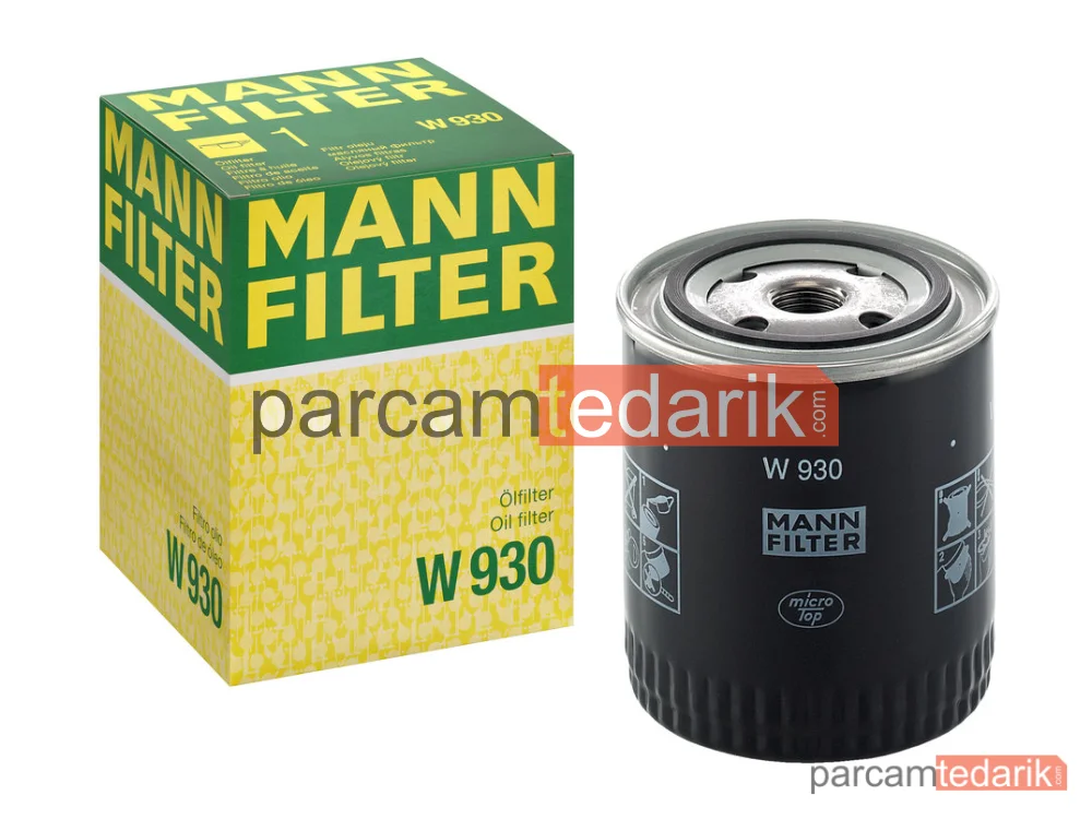MANN FILTER W930 | Yağ Filtresi — Lancia Prisma 1.9 TD 85-89