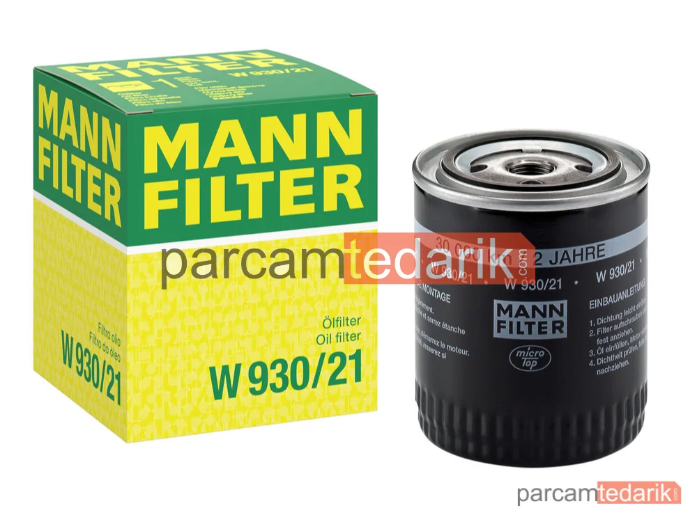 MANN FILTER W930/21 | Yağ Filtresi — Audi A4 2.8 95-00