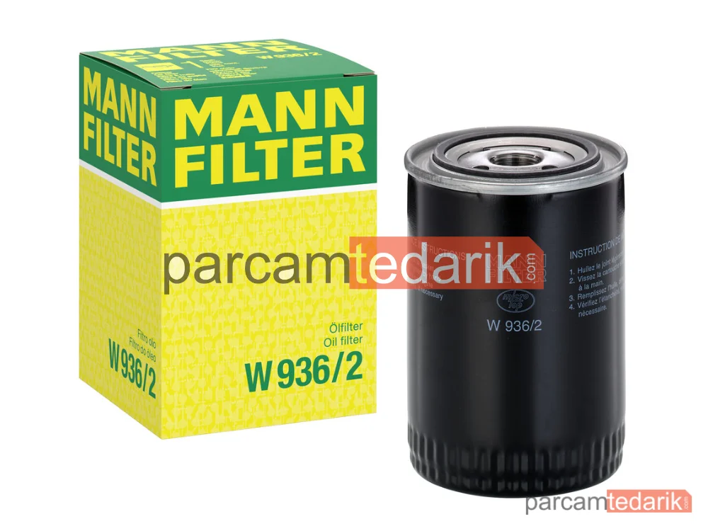 MANN FILTER W936/2 | Yağ Filtresi — Land Rover Range Rover I 3.5 4X4 70-81, Rover 2000-3500 3500 68-76