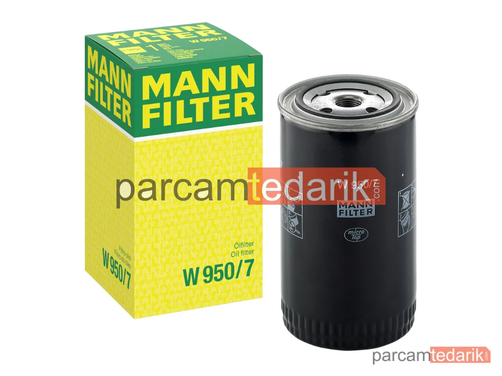 MANN FILTER W950/7 | Yağ Filtresi — Volkswagen LT 28-35 I 2. D 75-80