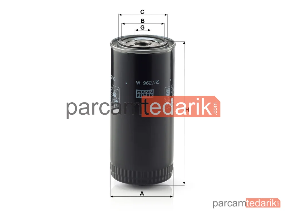 MANN FILTER W962/53 | Endüstriyel Filtre
