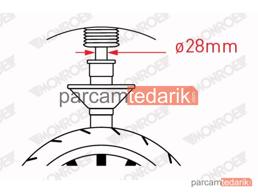 MONROE V4513 | Amortisör — Peugeot Boxer Platform şasi, Citroën Jumper III Panelvan/Van, Fiat Ducato Platform şasi