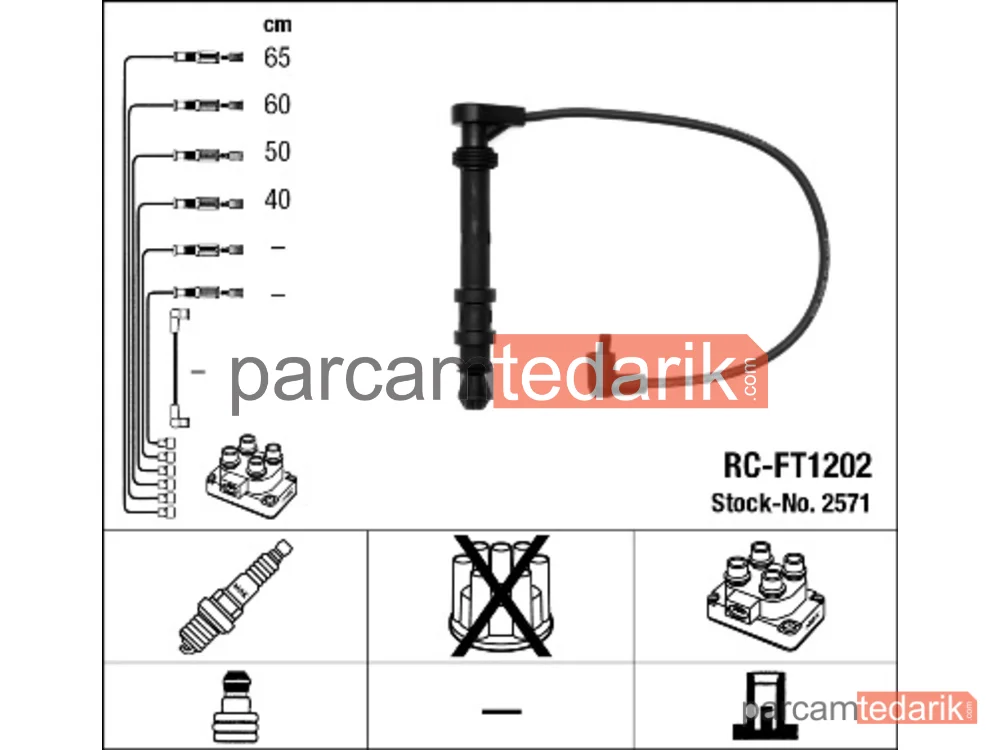 Buji Kablosu — Fiat Multipla, Fiat Marea, Fiat Brava - 2571