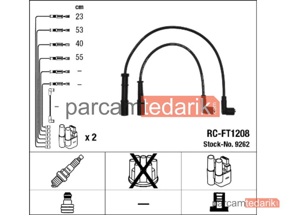 Buji Kablosu — Fiat Panda, Fiat Punto, Lancia Ypsilon - 9262