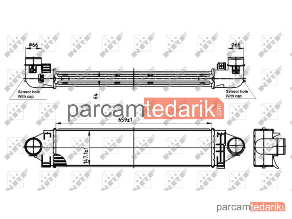 NRF 30304 | Turbo Radyatörü — Freelander 2 2.2TD4
