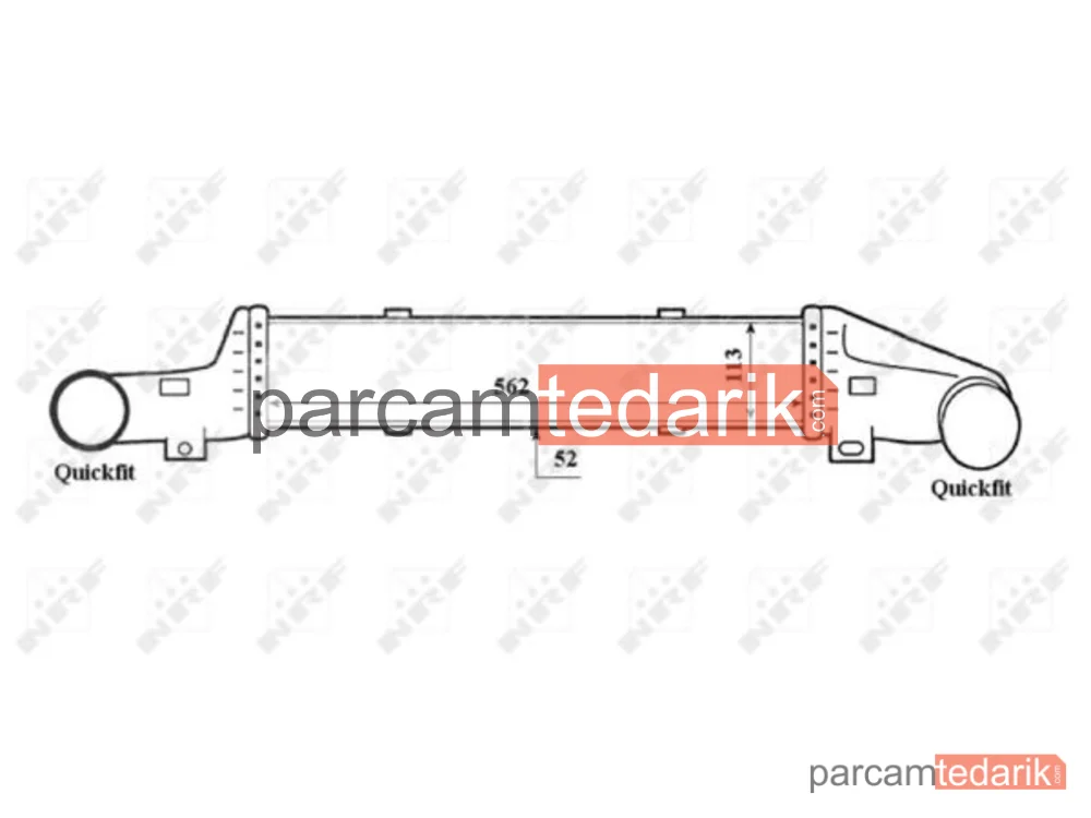 NRF 30420 | Turbo Radyatörü — Mercedes W210 OM611