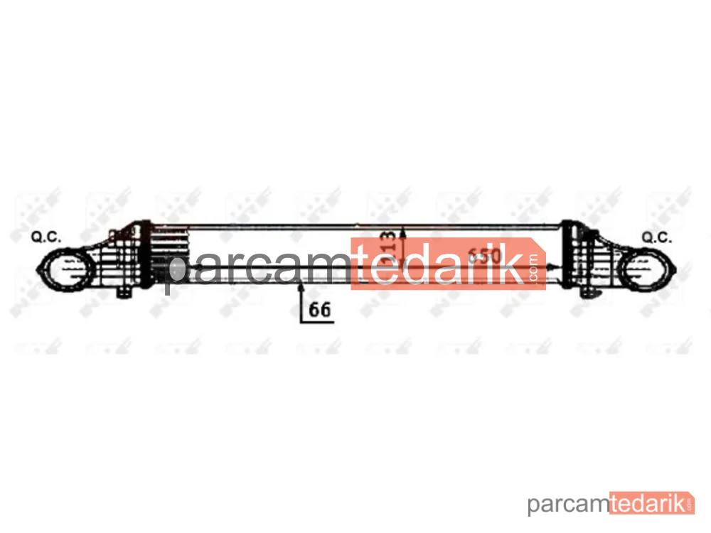 NRF 30502 | Turbo Radyatörü — Mercedes W211 M271-647-648