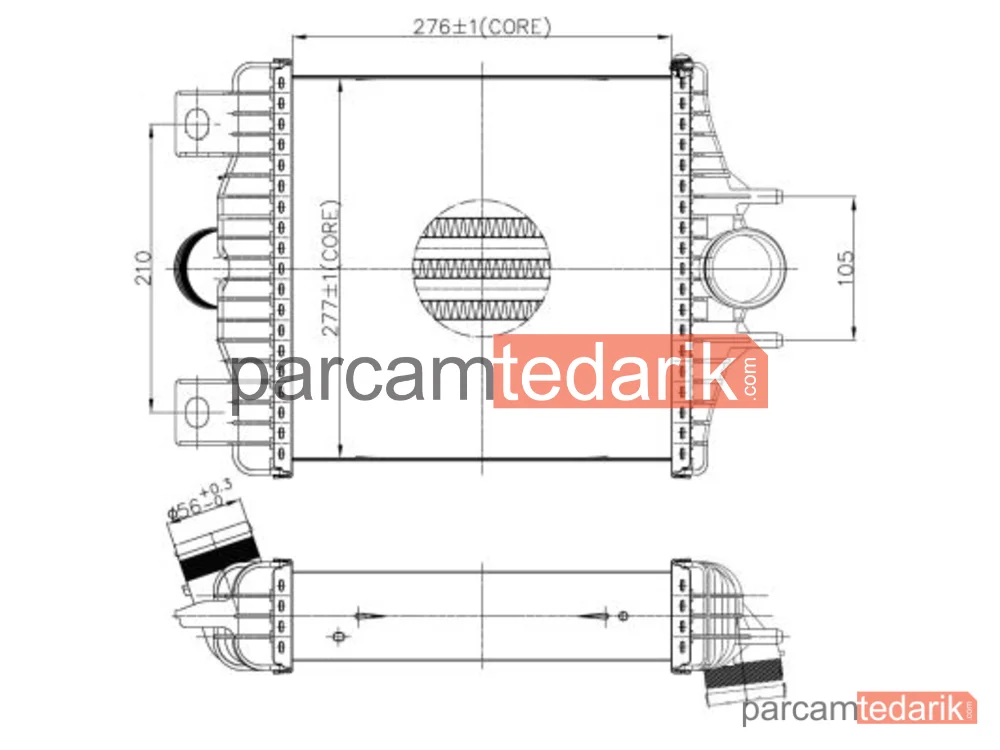 NRF 30988 | Turbo Radyatörü — Range Rover IV 3.0 SDV6