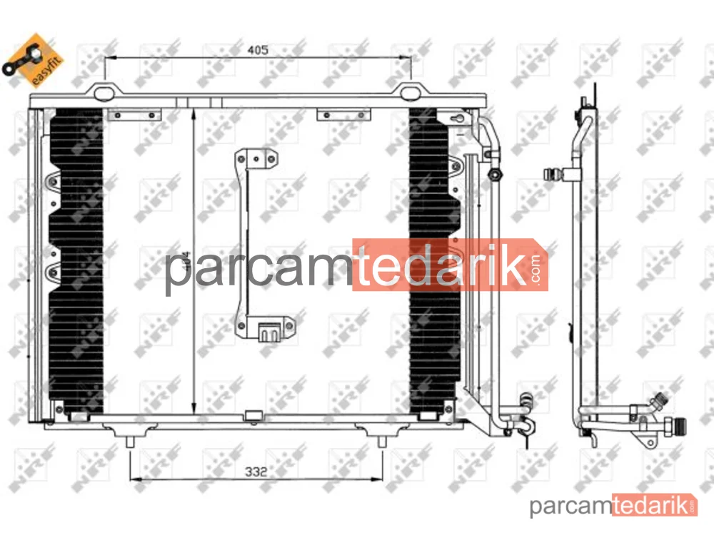 NRF 35214 | Klima Kondenseri — Mercedes W202 M111